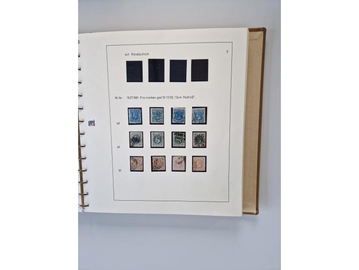 1843/2007 (ca.), umfangreiche postfrische, ungebrauchte und gebrauchte Sammlung in 32 Alben mit Briefen, inkl. amtlichen, Geb