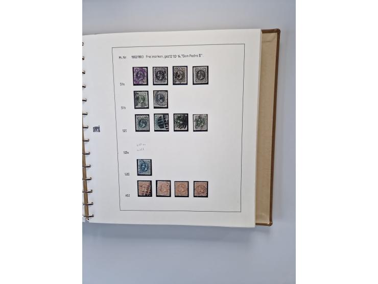 1843/2007 (ca.), umfangreiche postfrische, ungebrauchte und gebrauchte Sammlung in 32 Alben mit Briefen, inkl. amtlichen, Geb