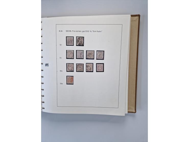 1843/2007 (ca.), umfangreiche postfrische, ungebrauchte und gebrauchte Sammlung in 32 Alben mit Briefen, inkl. amtlichen, Geb