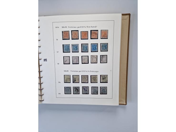 1843/2007 (ca.), umfangreiche postfrische, ungebrauchte und gebrauchte Sammlung in 32 Alben mit Briefen, inkl. amtlichen, Geb