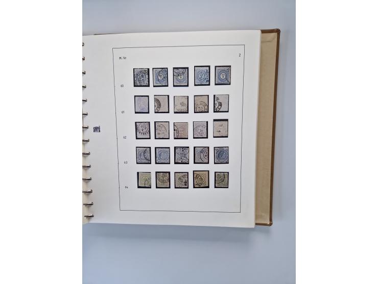 1843/2007 (ca.), umfangreiche postfrische, ungebrauchte und gebrauchte Sammlung in 32 Alben mit Briefen, inkl. amtlichen, Geb