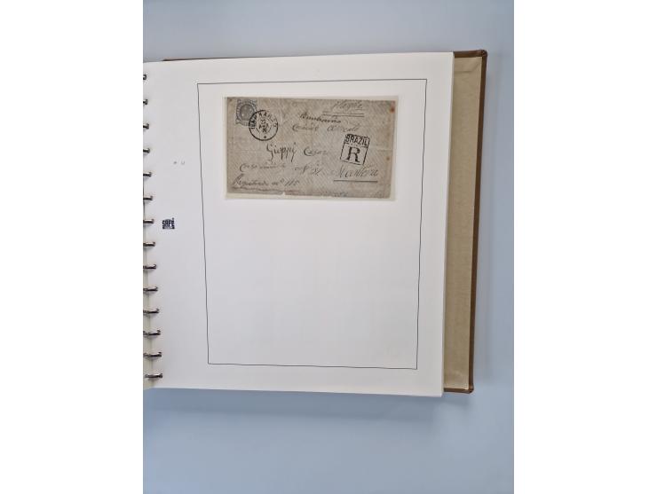 1843/2007 (ca.), umfangreiche postfrische, ungebrauchte und gebrauchte Sammlung in 32 Alben mit Briefen, inkl. amtlichen, Geb