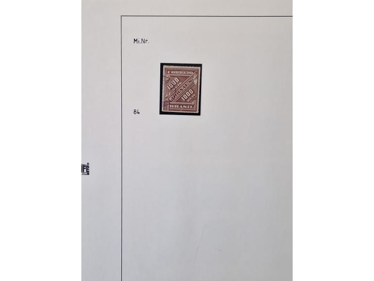 1843/2007 (ca.), umfangreiche postfrische, ungebrauchte und gebrauchte Sammlung in 32 Alben mit Briefen, inkl. amtlichen, Geb