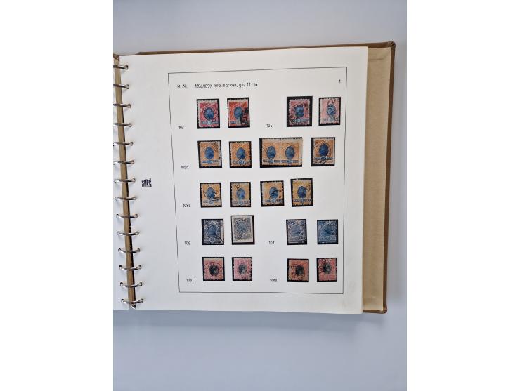 1843/2007 (ca.), umfangreiche postfrische, ungebrauchte und gebrauchte Sammlung in 32 Alben mit Briefen, inkl. amtlichen, Geb