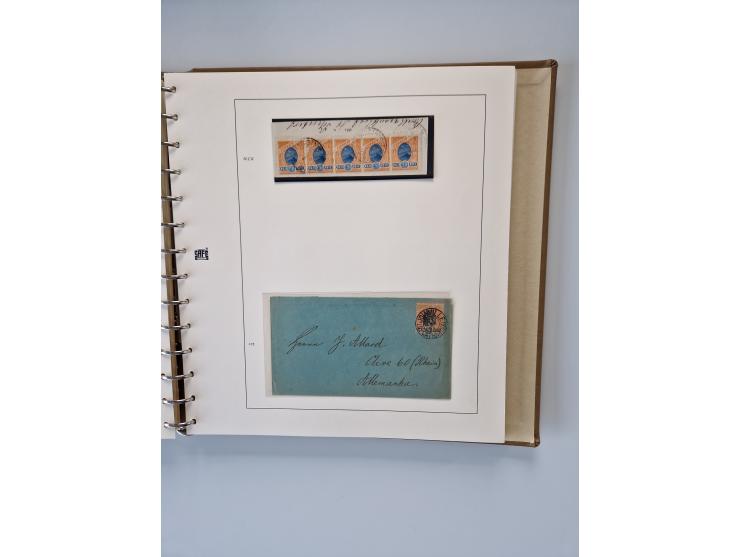 1843/2007 (ca.), umfangreiche postfrische, ungebrauchte und gebrauchte Sammlung in 32 Alben mit Briefen, inkl. amtlichen, Geb