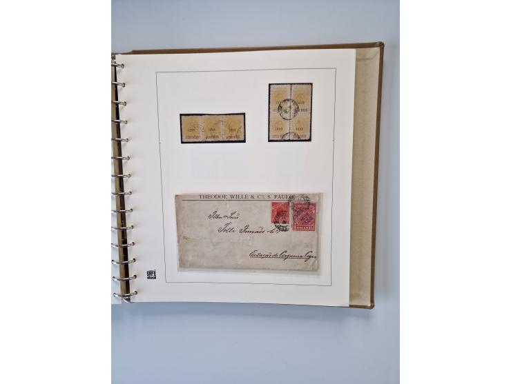 1843/2007 (ca.), umfangreiche postfrische, ungebrauchte und gebrauchte Sammlung in 32 Alben mit Briefen, inkl. amtlichen, Geb