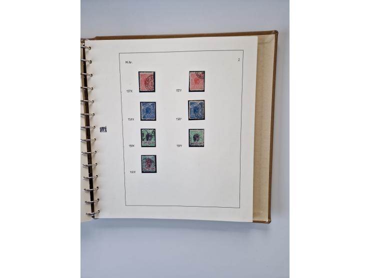 1843/2007 (ca.), umfangreiche postfrische, ungebrauchte und gebrauchte Sammlung in 32 Alben mit Briefen, inkl. amtlichen, Geb