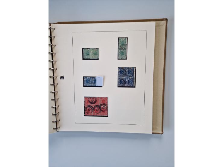 1843/2007 (ca.), umfangreiche postfrische, ungebrauchte und gebrauchte Sammlung in 32 Alben mit Briefen, inkl. amtlichen, Geb