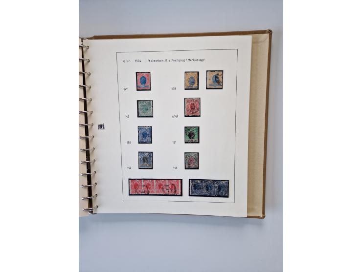 1843/2007 (ca.), umfangreiche postfrische, ungebrauchte und gebrauchte Sammlung in 32 Alben mit Briefen, inkl. amtlichen, Geb