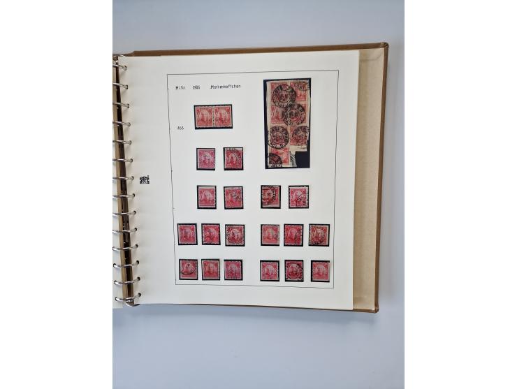 1843/2007 (ca.), umfangreiche postfrische, ungebrauchte und gebrauchte Sammlung in 32 Alben mit Briefen, inkl. amtlichen, Geb