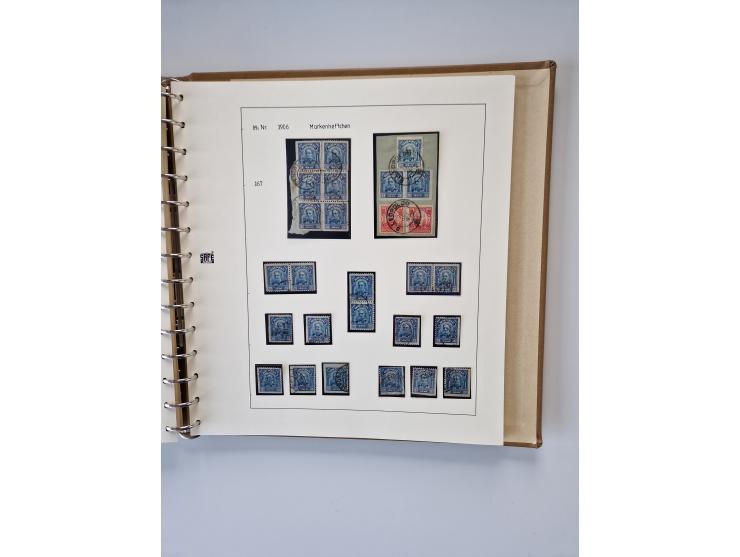 1843/2007 (ca.), umfangreiche postfrische, ungebrauchte und gebrauchte Sammlung in 32 Alben mit Briefen, inkl. amtlichen, Geb