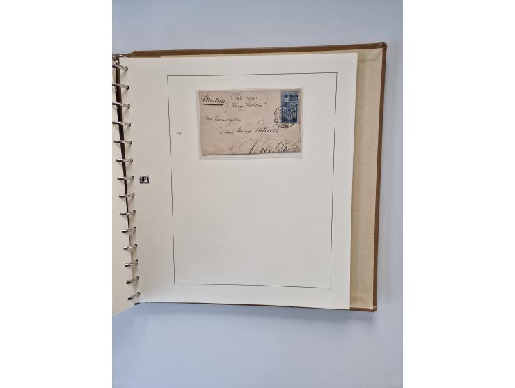 1843/2007 (ca.), umfangreiche postfrische, ungebrauchte und gebrauchte Sammlung in 32 Alben mit Briefen, inkl. amtlichen, Geb