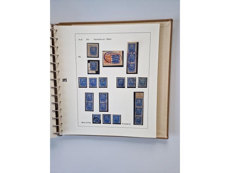 1843/2007 (ca.), umfangreiche postfrische, ungebrauchte und gebrauchte Sammlung in 32 Alben mit Briefen, inkl. amtlichen, Geb