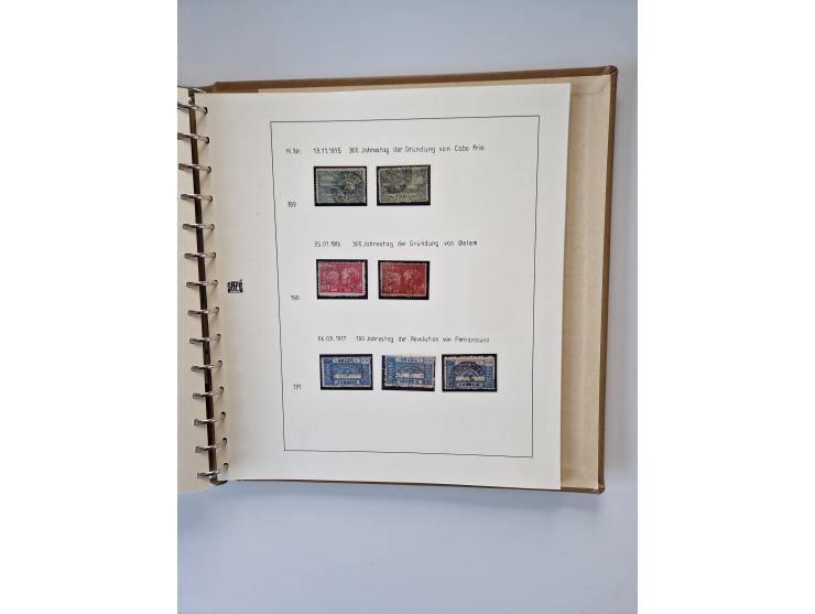 1843/2007 (ca.), umfangreiche postfrische, ungebrauchte und gebrauchte Sammlung in 32 Alben mit Briefen, inkl. amtlichen, Geb