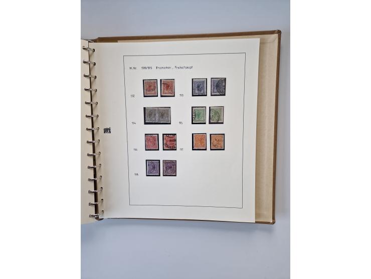 1843/2007 (ca.), umfangreiche postfrische, ungebrauchte und gebrauchte Sammlung in 32 Alben mit Briefen, inkl. amtlichen, Geb