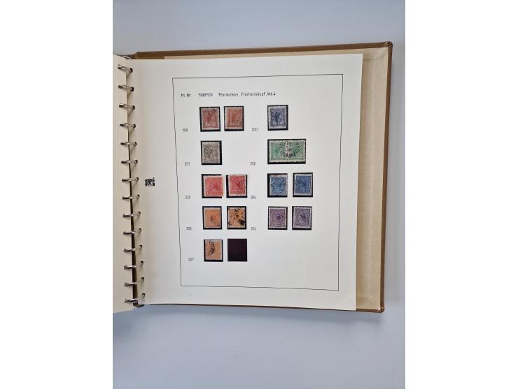 1843/2007 (ca.), umfangreiche postfrische, ungebrauchte und gebrauchte Sammlung in 32 Alben mit Briefen, inkl. amtlichen, Geb