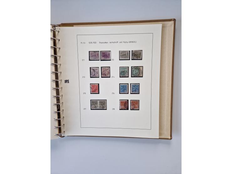 1843/2007 (ca.), umfangreiche postfrische, ungebrauchte und gebrauchte Sammlung in 32 Alben mit Briefen, inkl. amtlichen, Geb