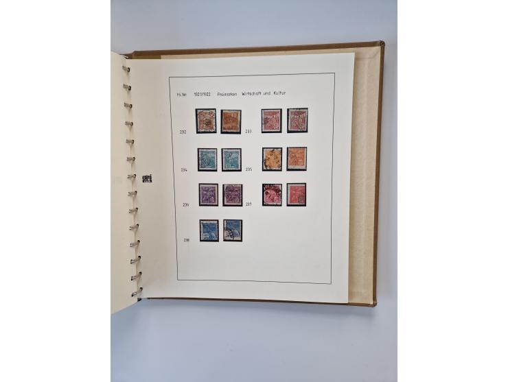 1843/2007 (ca.), umfangreiche postfrische, ungebrauchte und gebrauchte Sammlung in 32 Alben mit Briefen, inkl. amtlichen, Geb