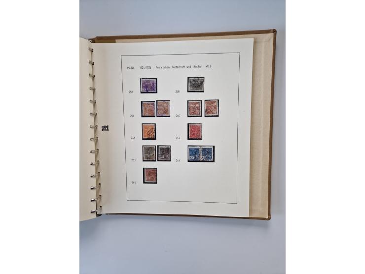 1843/2007 (ca.), umfangreiche postfrische, ungebrauchte und gebrauchte Sammlung in 32 Alben mit Briefen, inkl. amtlichen, Geb