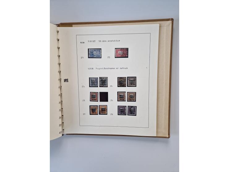 1843/2007 (ca.), umfangreiche postfrische, ungebrauchte und gebrauchte Sammlung in 32 Alben mit Briefen, inkl. amtlichen, Geb