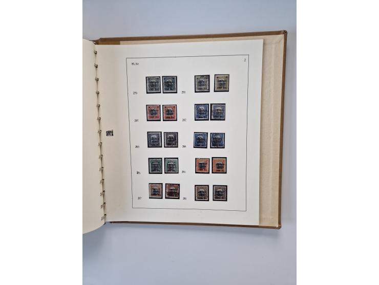 1843/2007 (ca.), umfangreiche postfrische, ungebrauchte und gebrauchte Sammlung in 32 Alben mit Briefen, inkl. amtlichen, Geb