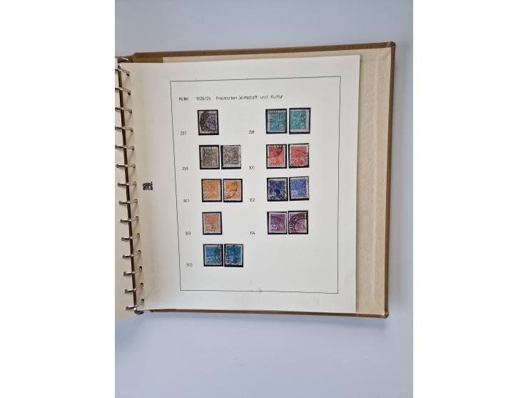 1843/2007 (ca.), umfangreiche postfrische, ungebrauchte und gebrauchte Sammlung in 32 Alben mit Briefen, inkl. amtlichen, Geb