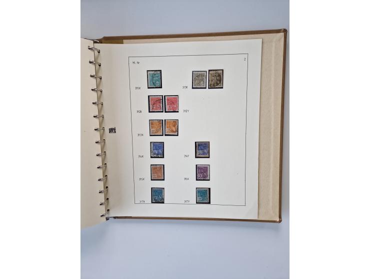 1843/2007 (ca.), umfangreiche postfrische, ungebrauchte und gebrauchte Sammlung in 32 Alben mit Briefen, inkl. amtlichen, Geb