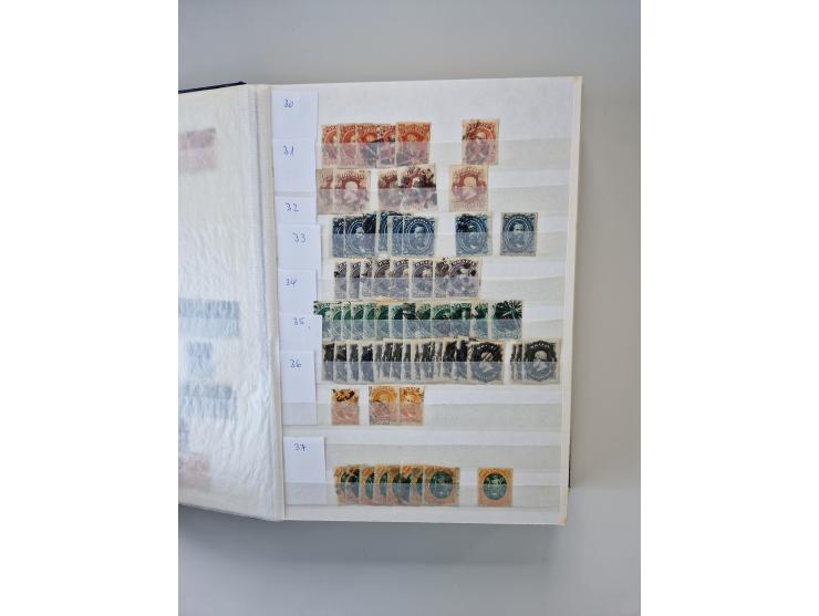 1843/2007 (ca.), umfangreiche postfrische, ungebrauchte und gebrauchte Sammlung in 32 Alben mit Briefen, inkl. amtlichen, Geb