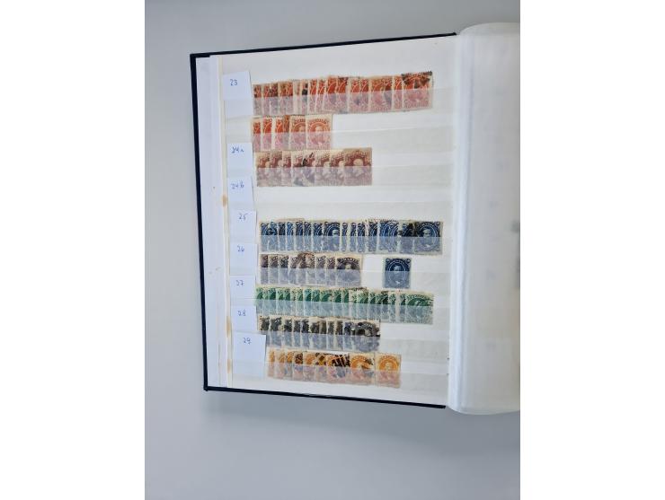 1843/2007 (ca.), umfangreiche postfrische, ungebrauchte und gebrauchte Sammlung in 32 Alben mit Briefen, inkl. amtlichen, Geb