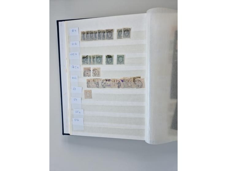 1843/2007 (ca.), umfangreiche postfrische, ungebrauchte und gebrauchte Sammlung in 32 Alben mit Briefen, inkl. amtlichen, Geb