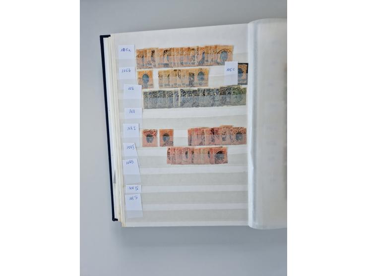 1843/2007 (ca.), umfangreiche postfrische, ungebrauchte und gebrauchte Sammlung in 32 Alben mit Briefen, inkl. amtlichen, Geb