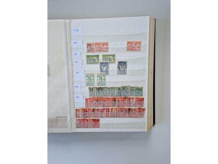 1843/2007 (ca.), umfangreiche postfrische, ungebrauchte und gebrauchte Sammlung in 32 Alben mit Briefen, inkl. amtlichen, Geb