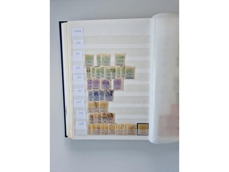 1843/2007 (ca.), umfangreiche postfrische, ungebrauchte und gebrauchte Sammlung in 32 Alben mit Briefen, inkl. amtlichen, Geb