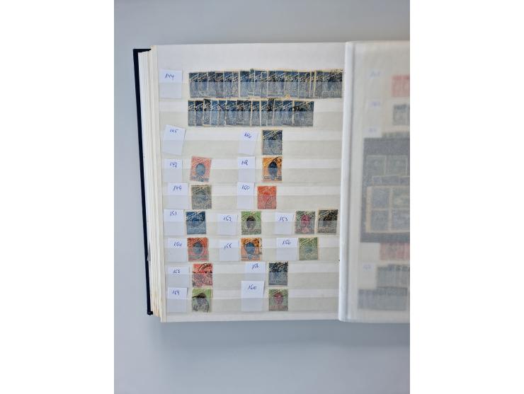 1843/2007 (ca.), umfangreiche postfrische, ungebrauchte und gebrauchte Sammlung in 32 Alben mit Briefen, inkl. amtlichen, Geb