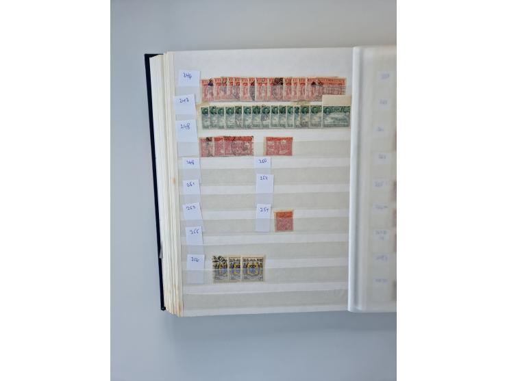 1843/2007 (ca.), umfangreiche postfrische, ungebrauchte und gebrauchte Sammlung in 32 Alben mit Briefen, inkl. amtlichen, Geb