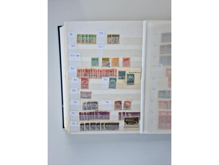 1843/2007 (ca.), umfangreiche postfrische, ungebrauchte und gebrauchte Sammlung in 32 Alben mit Briefen, inkl. amtlichen, Geb