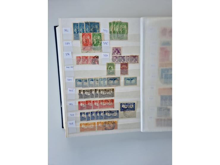 1843/2007 (ca.), umfangreiche postfrische, ungebrauchte und gebrauchte Sammlung in 32 Alben mit Briefen, inkl. amtlichen, Geb