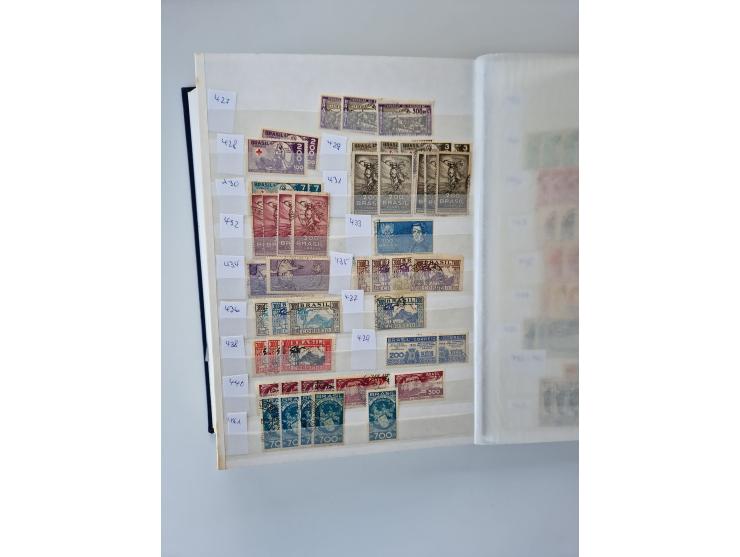 1843/2007 (ca.), umfangreiche postfrische, ungebrauchte und gebrauchte Sammlung in 32 Alben mit Briefen, inkl. amtlichen, Geb