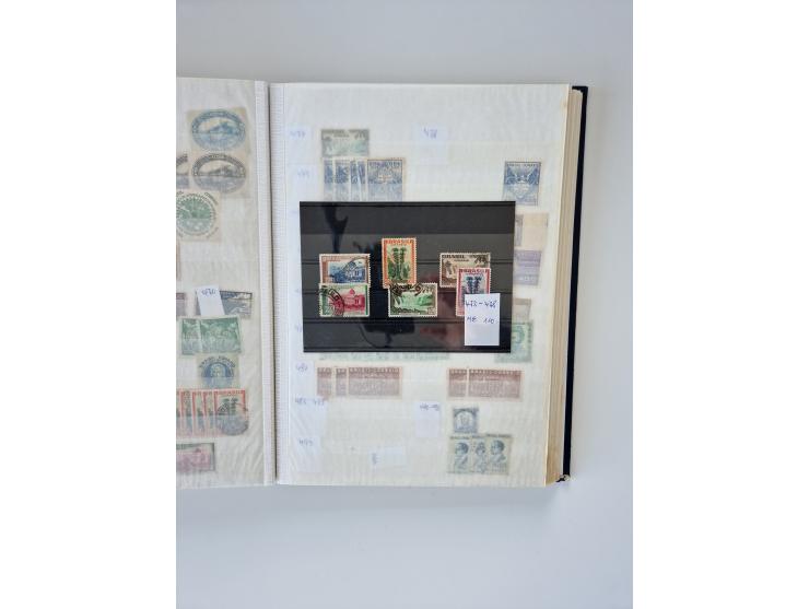 1843/2007 (ca.), umfangreiche postfrische, ungebrauchte und gebrauchte Sammlung in 32 Alben mit Briefen, inkl. amtlichen, Geb