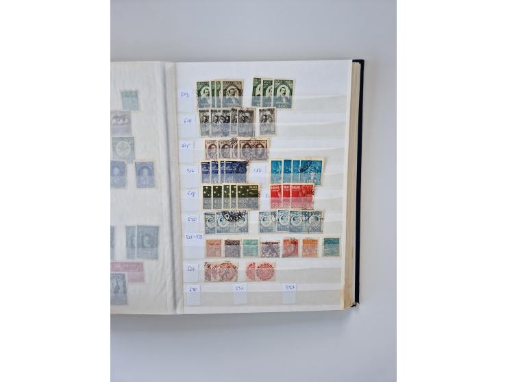 1843/2007 (ca.), umfangreiche postfrische, ungebrauchte und gebrauchte Sammlung in 32 Alben mit Briefen, inkl. amtlichen, Geb