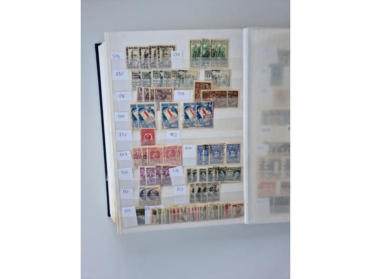 1843/2007 (ca.), umfangreiche postfrische, ungebrauchte und gebrauchte Sammlung in 32 Alben mit Briefen, inkl. amtlichen, Geb