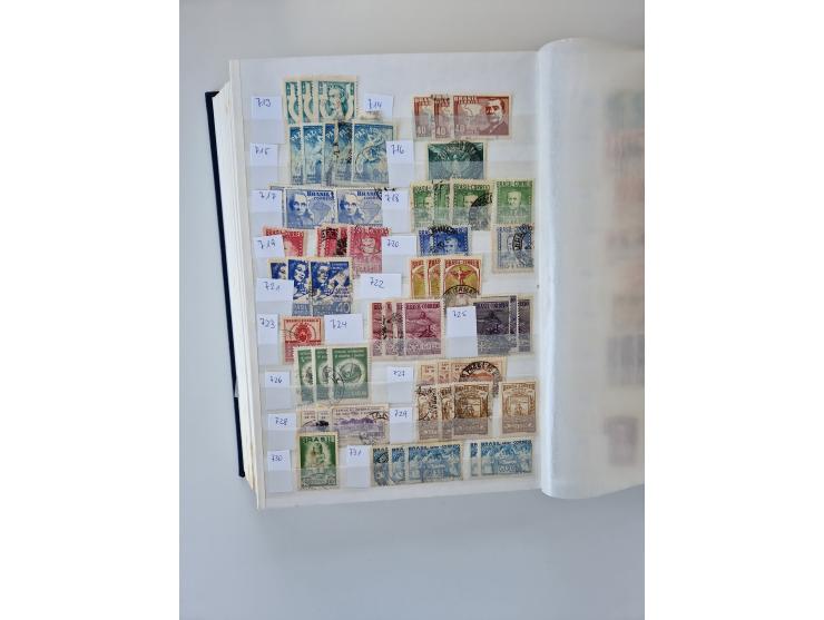 1843/2007 (ca.), umfangreiche postfrische, ungebrauchte und gebrauchte Sammlung in 32 Alben mit Briefen, inkl. amtlichen, Geb