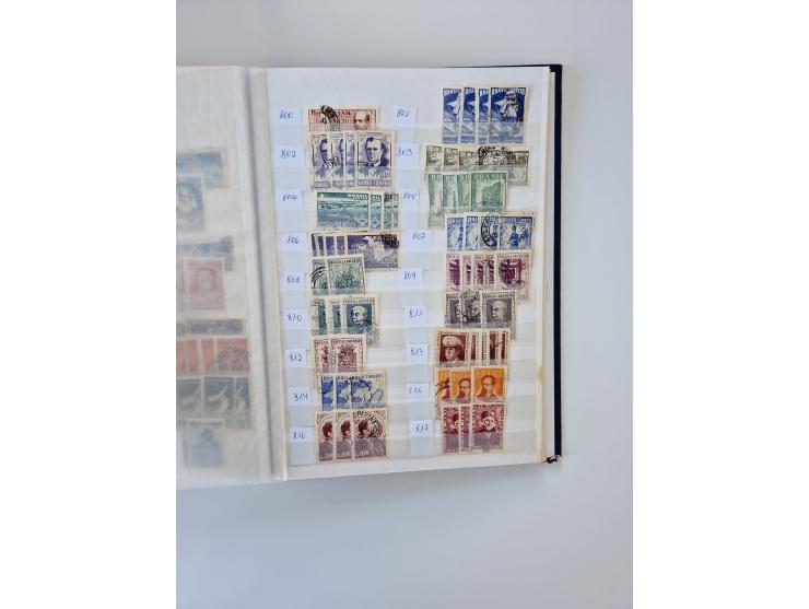 1843/2007 (ca.), umfangreiche postfrische, ungebrauchte und gebrauchte Sammlung in 32 Alben mit Briefen, inkl. amtlichen, Geb