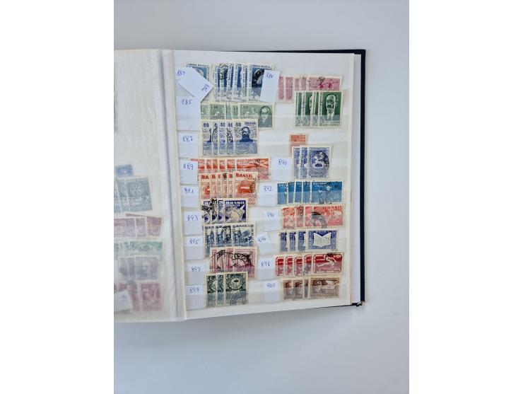 1843/2007 (ca.), umfangreiche postfrische, ungebrauchte und gebrauchte Sammlung in 32 Alben mit Briefen, inkl. amtlichen, Geb