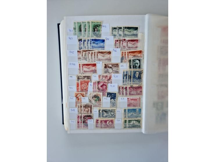 1843/2007 (ca.), umfangreiche postfrische, ungebrauchte und gebrauchte Sammlung in 32 Alben mit Briefen, inkl. amtlichen, Geb