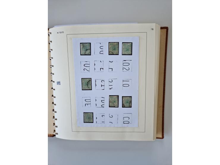 1843/2007 (ca.), umfangreiche postfrische, ungebrauchte und gebrauchte Sammlung in 32 Alben mit Briefen, inkl. amtlichen, Geb