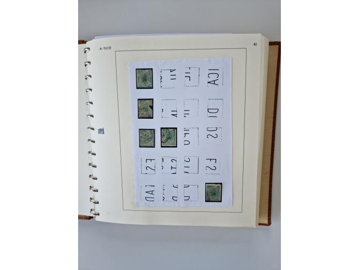 1843/2007 (ca.), umfangreiche postfrische, ungebrauchte und gebrauchte Sammlung in 32 Alben mit Briefen, inkl. amtlichen, Geb