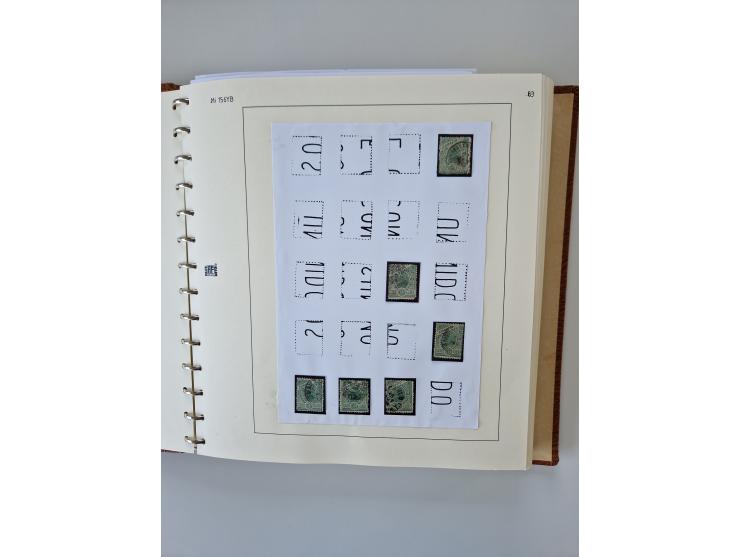 1843/2007 (ca.), umfangreiche postfrische, ungebrauchte und gebrauchte Sammlung in 32 Alben mit Briefen, inkl. amtlichen, Geb