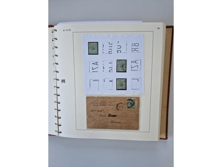 1843/2007 (ca.), umfangreiche postfrische, ungebrauchte und gebrauchte Sammlung in 32 Alben mit Briefen, inkl. amtlichen, Geb