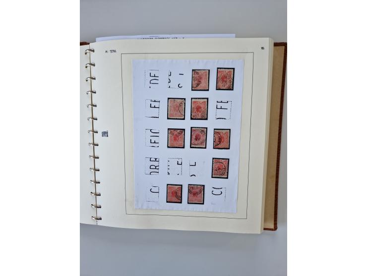 1843/2007 (ca.), umfangreiche postfrische, ungebrauchte und gebrauchte Sammlung in 32 Alben mit Briefen, inkl. amtlichen, Geb